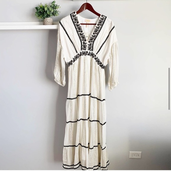 Anthropologie Dresses & Skirts - Anthropologie Sequined Shimmer Maxi Dress Small